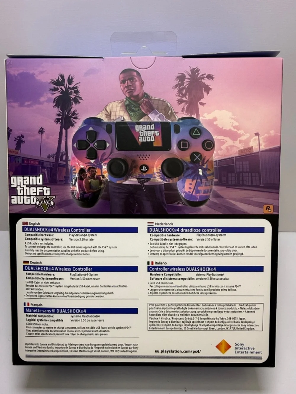 Wireless controller DualShock,PlayStation 4 special edition grand theft auto